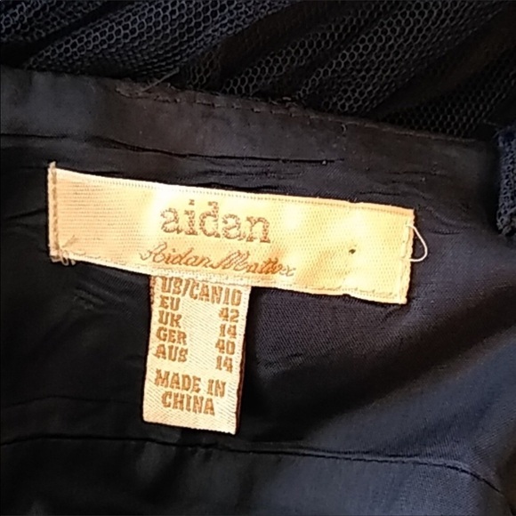 Aidan by Aidan Mattox Sequin & Tulle Dress - Picture 4 of 8